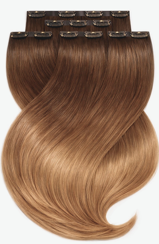 Rubin Extensions Clip-in Extensions – 100 % Echthaar - Dark Blond – Diamond Line