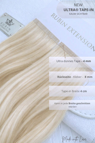 EXCELLENCE LINE TAPE-IN EXTENSIONS Schwarz