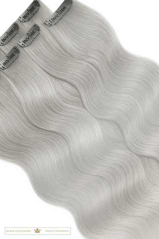 CLIP-IN EXTENSIONS Silberblond Fashion Line