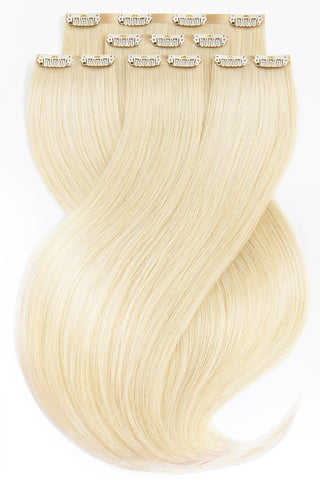 Clip-in Extensions Luxury Diamond Line Platinblond