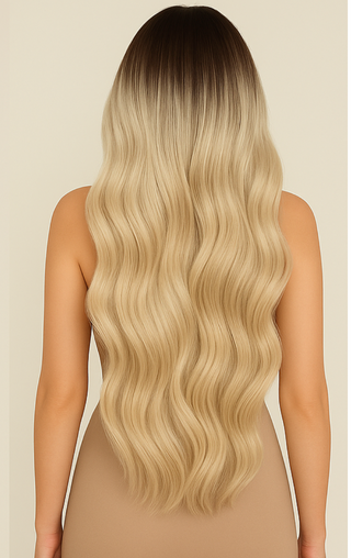 Rubin Extensions® Clip-in Extensions – Sombre Beige | Luxury Linia Pure Diamond