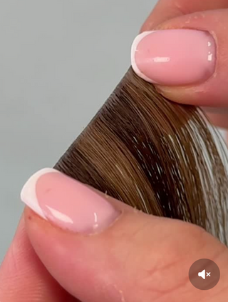 EXCELLENCE LINE INVISIBLE TAPE-IN EXTENSIONS Kastanien-Dunkelbraun