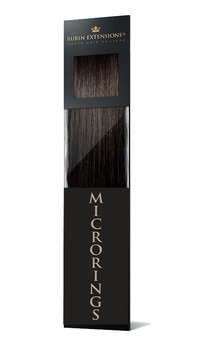 Ringi Przedłużanie włosów PRO-DELUX Czarny Brąz