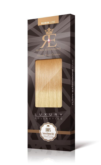 OMBRÉ LINE Miodowy Blond & Jasny Blond Tape-in Przedłużanie włosów