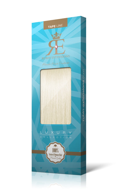PRO DELUXE LINE Platynowy Blond taśmy Przedłużanie włosów
